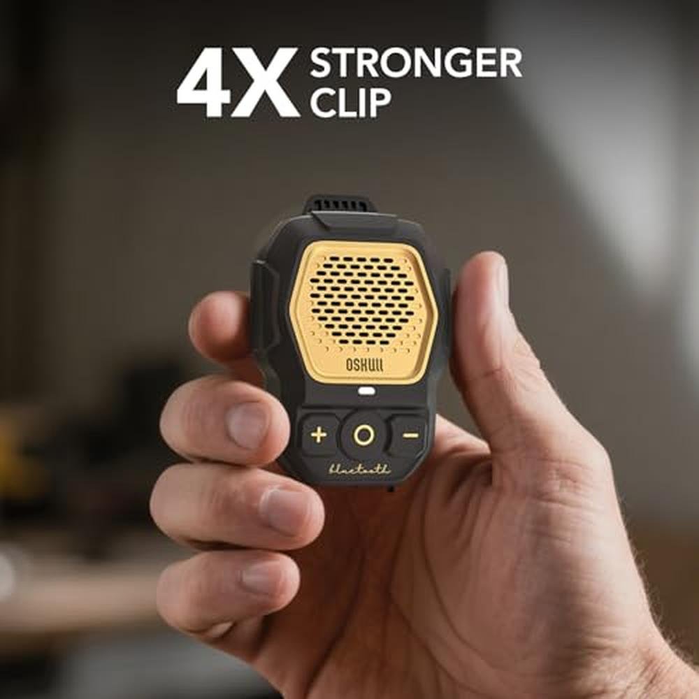 Speaker Clip: Mfish Wearable Bluetooth Speaker Clip On – Packaging