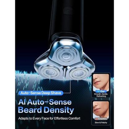 Electric Razor for Men: BS-8012 3-Blade Rotary Shaving – Packaging