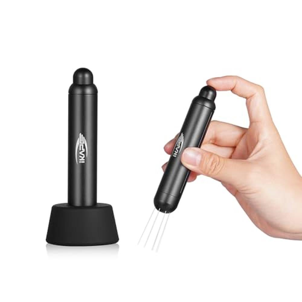 Premium Coffee Tools: IKAPE Retractable Coffee WDT Tool – Front View