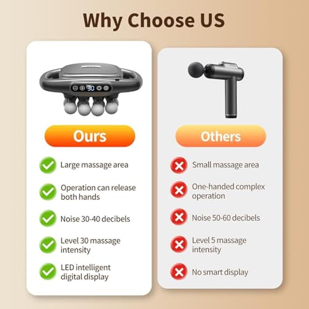 Massage Gun: VTT 16-Head Deep Tissue Percussion Massager – Packaging