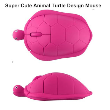 Premium Wireless Mouse: Red Animal Turtle Design – Packaging