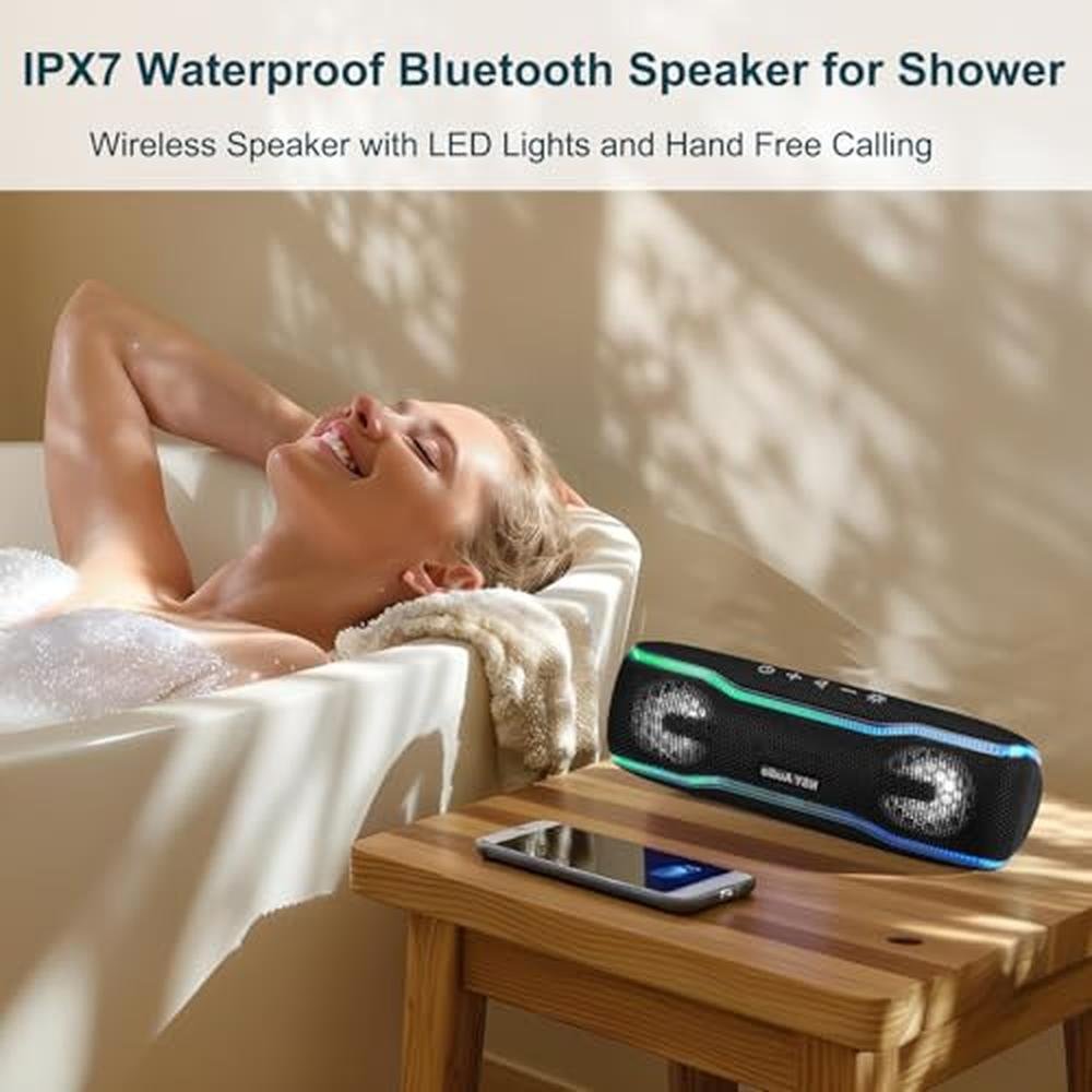 NSY Speaker: NSY Audio IPX7 Waterproof Bluetooth Speaker – Close-up Detail
