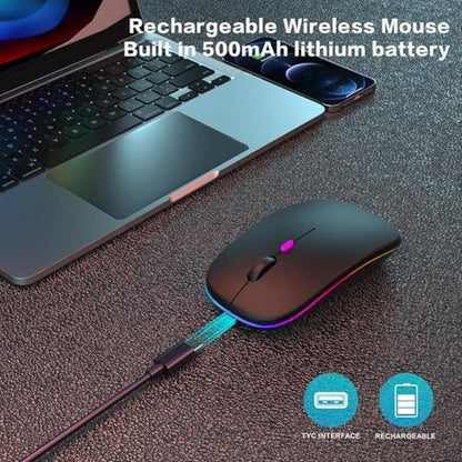 Wireless Bluetooth Mouse: AikoKok Rechargeable Laptop Mice – Close-up Detail