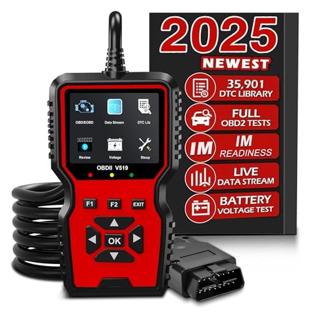 Zecirl V519 OBD2 Diagnostic Scanner Tool – Front View
