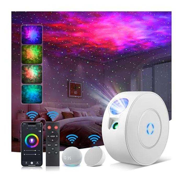 Aurviv Laser Safety Certified Starry Sky Projector – Front View