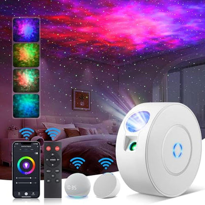 Aurviv Laser Safety Certified Starry Sky Projector – Side View