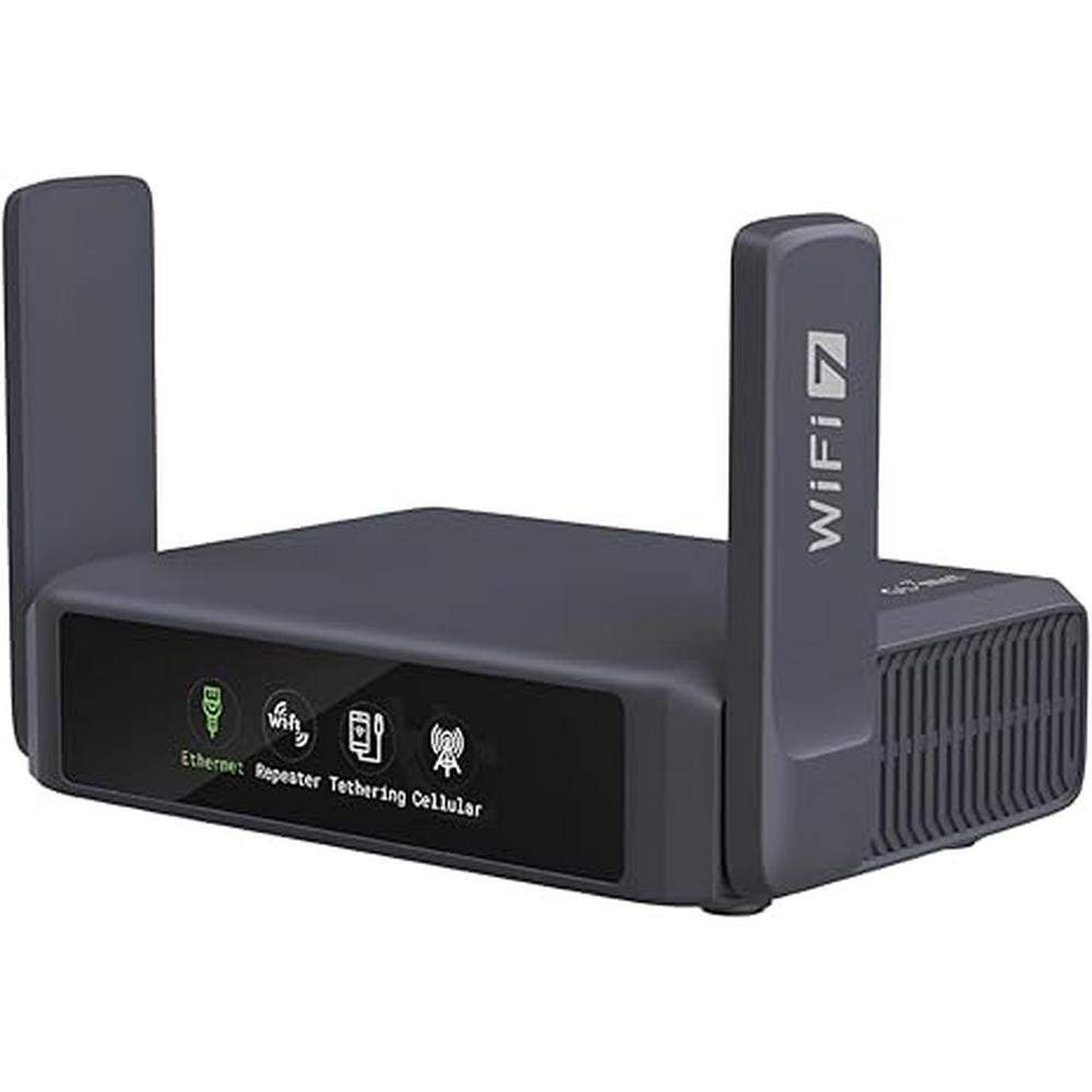 Inet Router: GL.iNet GL-BE3600 Slate 7 Portable Travel – In Use