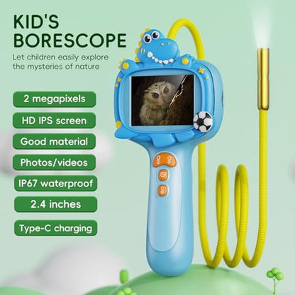 Kids Borescope Camera Toy with Light for STEM Science – Side View