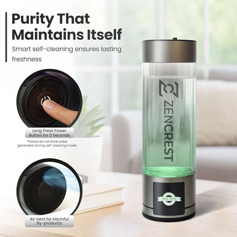 Hydrogen Upgraded: 6th Gen Advanced Hydrogen Water Bottle – Packaging