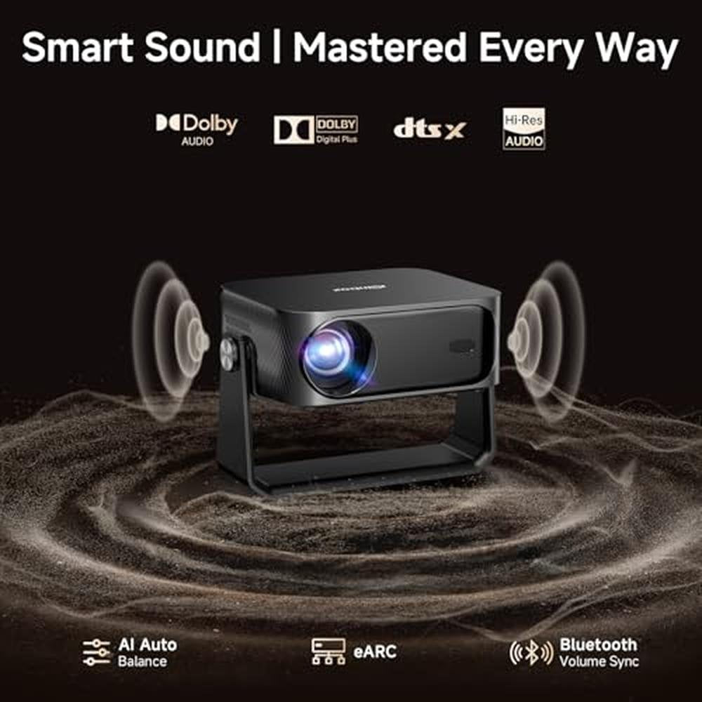 4K Outdoor Projector: iSinbox YG381 1200 ANSI Auto Focus – In Use