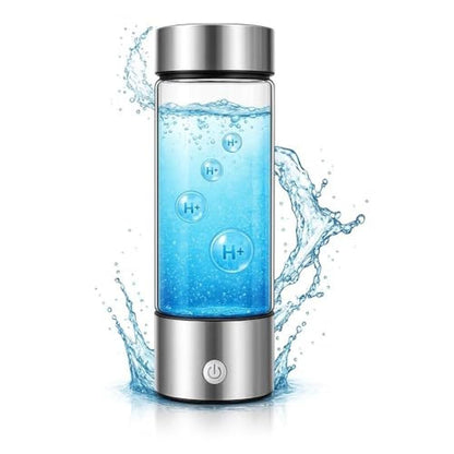 Hydrogen Water Bottle: 460ml Premium Portable Wellness – Front View