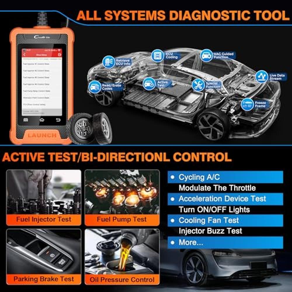 Launch Creader Elite: OBD2 Scanner for Chrysler – In Use
