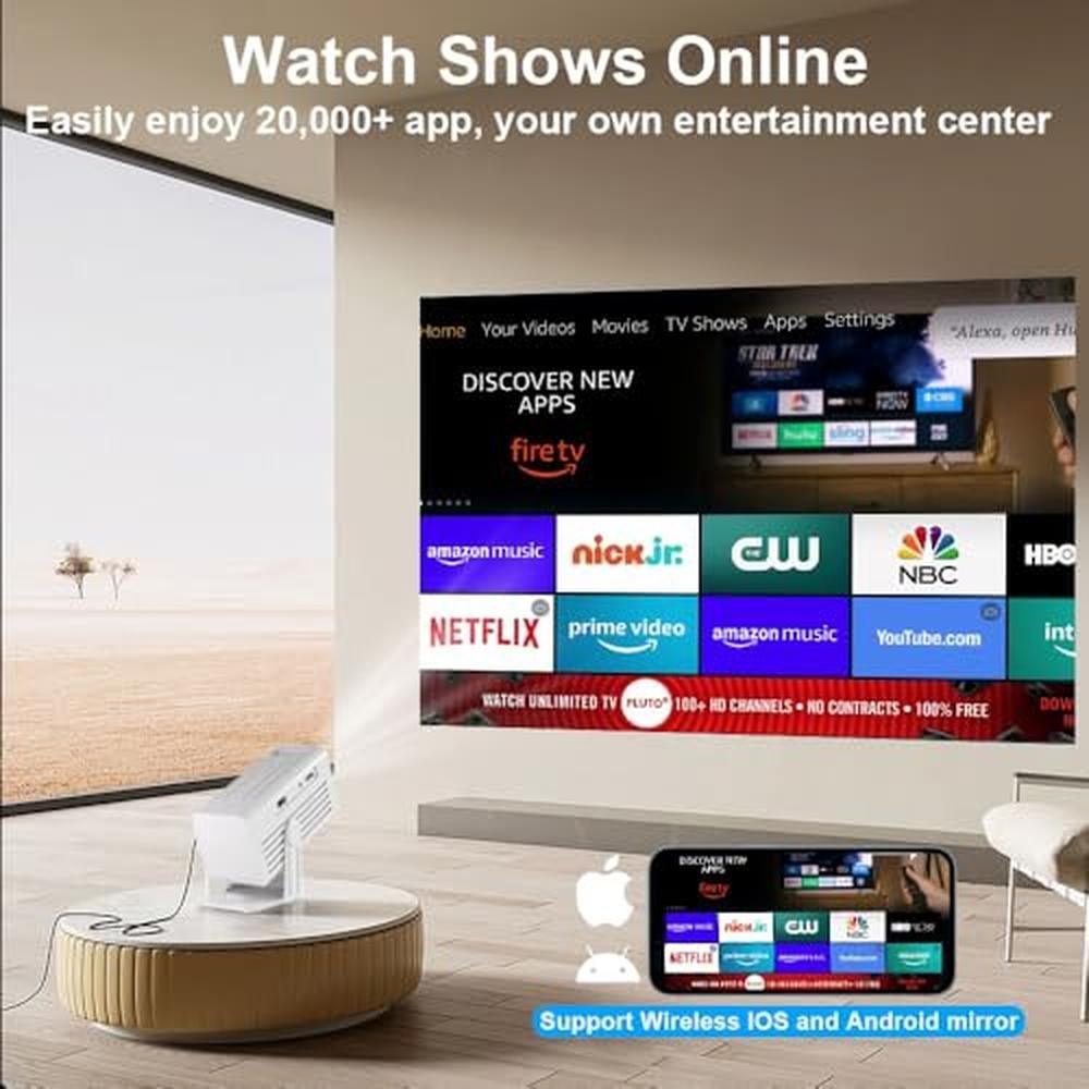 Projector Auto: Ultra Resolution 2.69 AI Auto Keystone – Close-up Detail