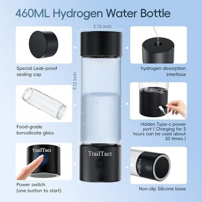 Hydrogen Water Bottle: 2025 Upgraded SPE/PEM Technology – Packaging