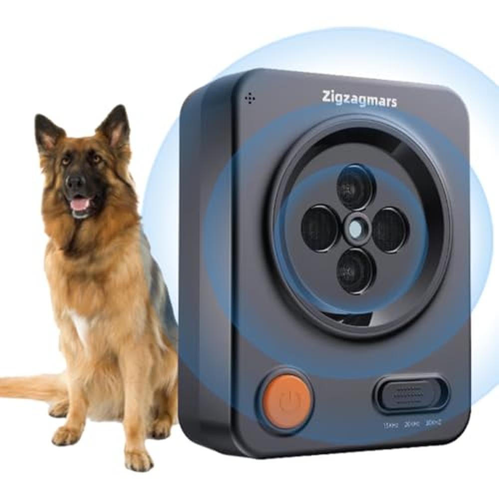 Barking Dog: Zigzagmars Anti Barking Device Ultrasonic Dog – Front View
