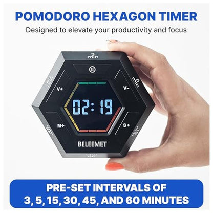 High-End Timer Beleemet Pomodoro Timer – Close-up Detail