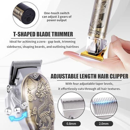 High-End Hair Clippers for Men – Side View