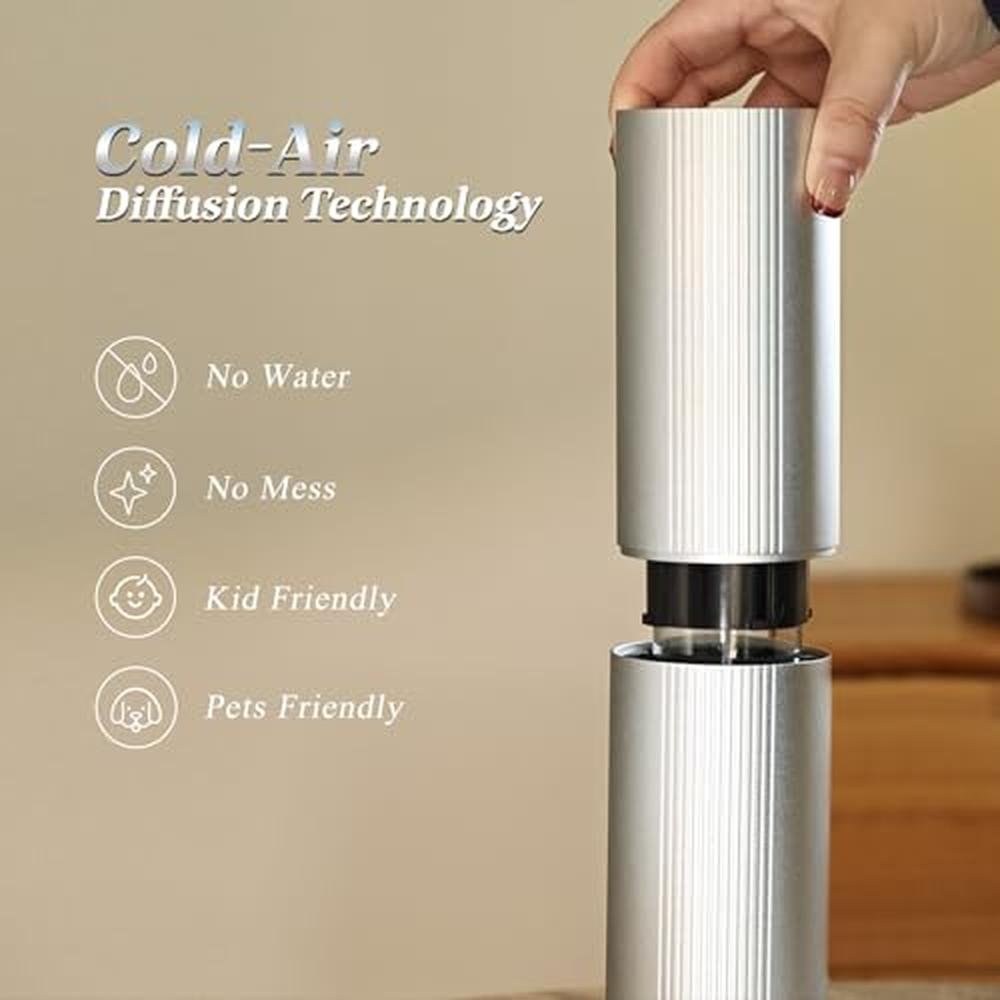 Essential Oil Diffuser: Hotel Collection Bluetooth Diffuser – Side View