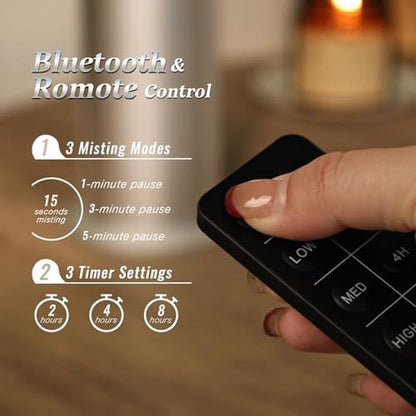 Essential Oil Diffuser: Hotel Collection Bluetooth Diffuser – In Use