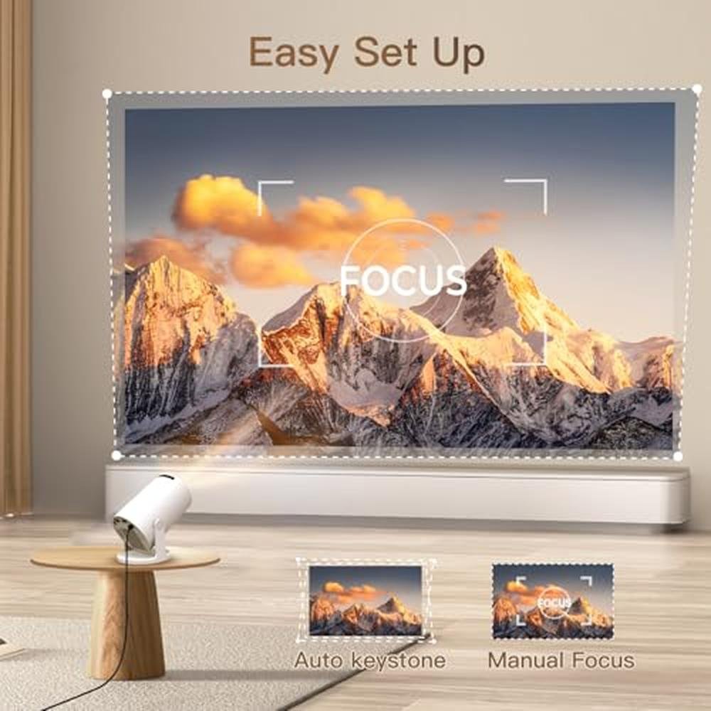 Projector Built: OptiBarrel 500 4K Support with Wi-Fi 6 – Packaging