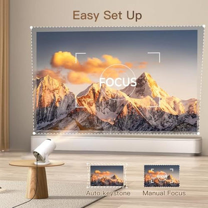 Projector Built: OptiBarrel 500 4K Support with Wi-Fi 6 – Packaging