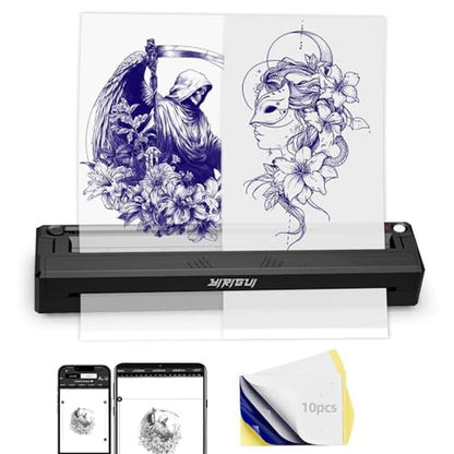 Tattoo Thermal Printer: YIRIGUI New Tattoo Stencil Printer – Front View