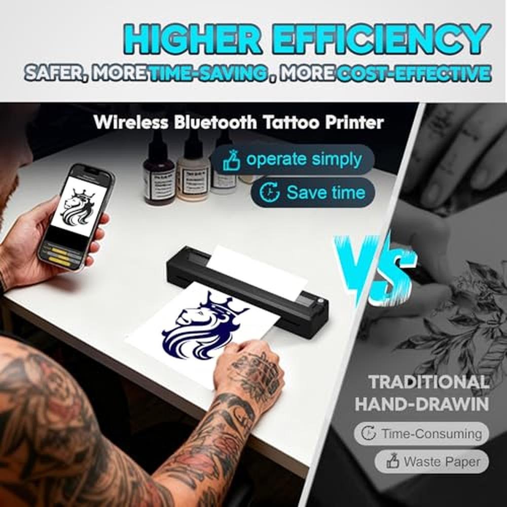 Tattoo Thermal Printer: YIRIGUI New Tattoo Stencil Printer – Close-up Detail