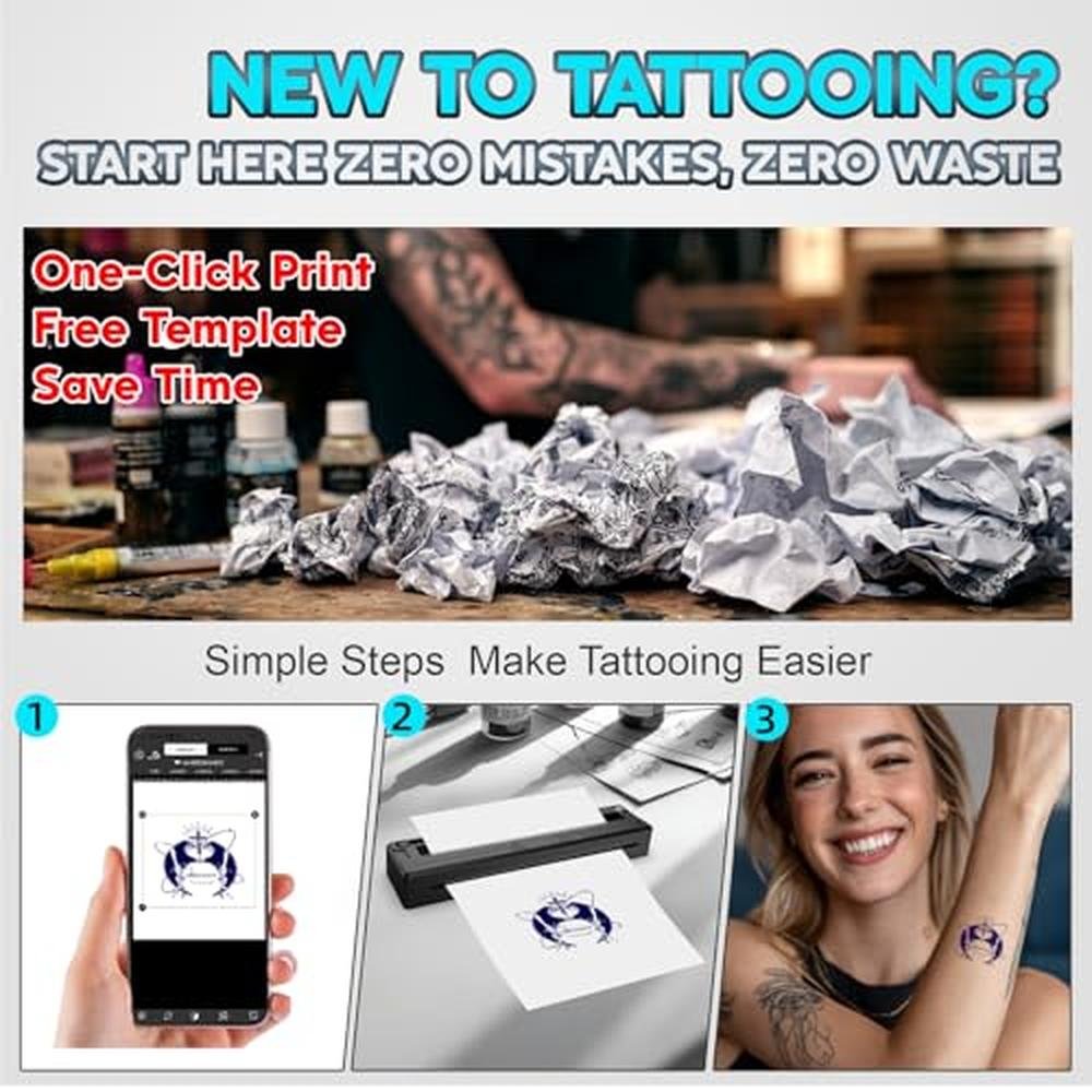 Tattoo Thermal Printer: YIRIGUI New Tattoo Stencil Printer – In Use
