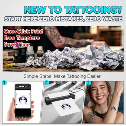 Tattoo Thermal Printer: YIRIGUI New Tattoo Stencil Printer – In Use