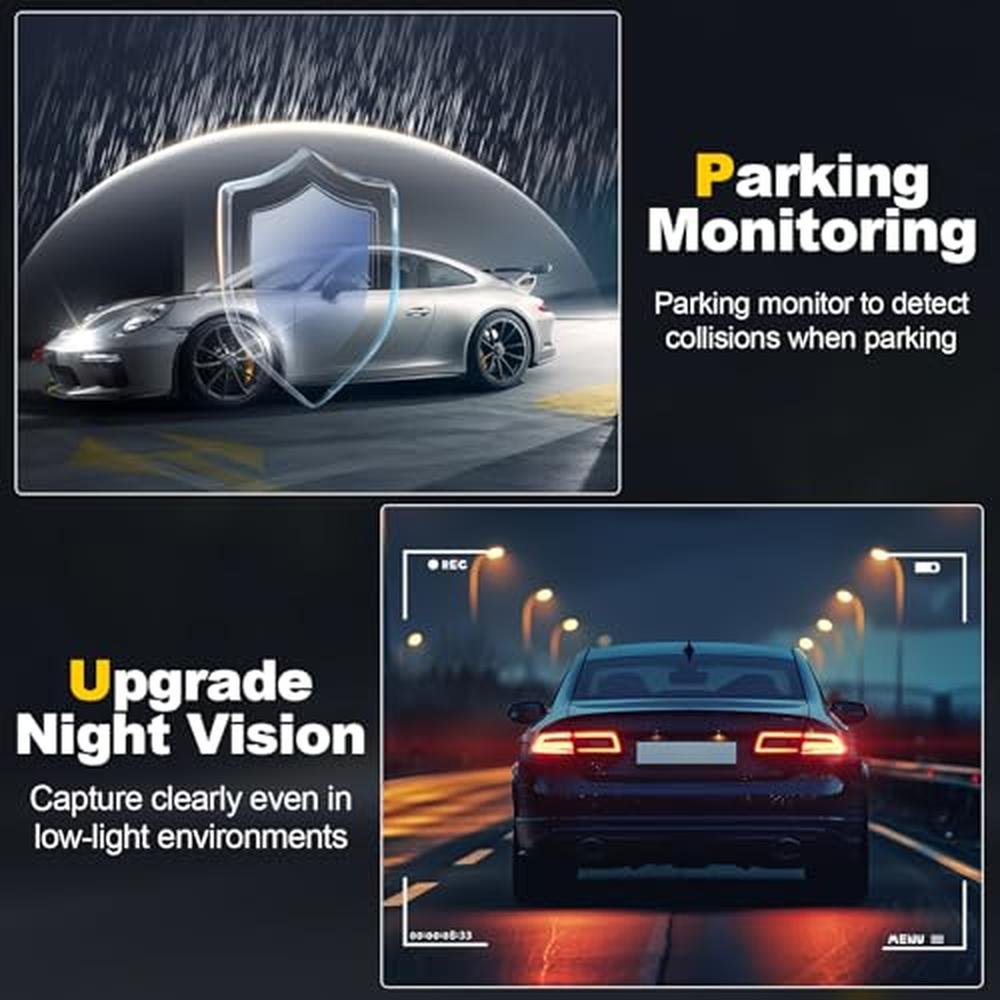 Dash Camera: 4K/1080p Front and Rear Dash Cam with 5G WiFi – Packaging