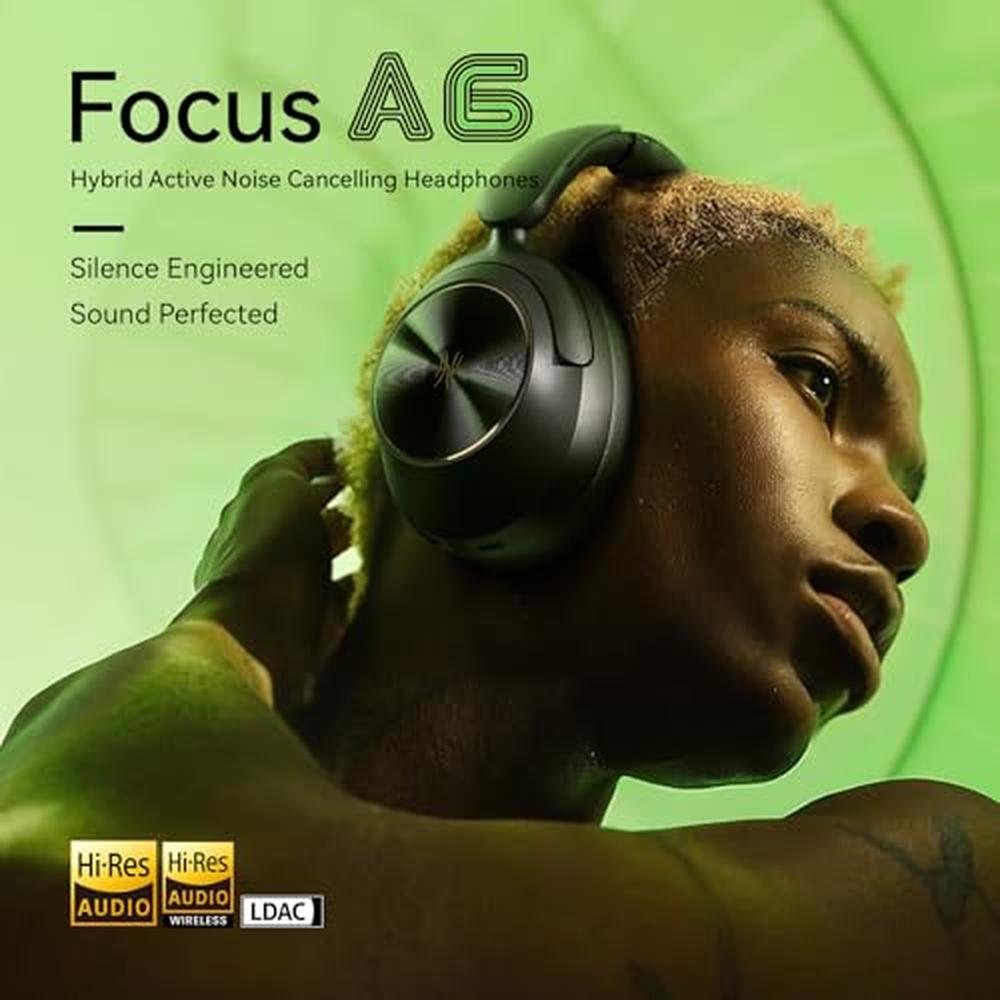 High-End OneOdio Focus A6 Hybrid Active Noise Cancelling – Side View