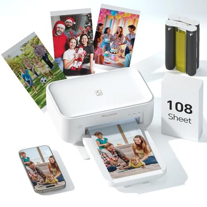 Printer Photo: HPRT 4x6 Portable Photo Printer with Dye – Front View