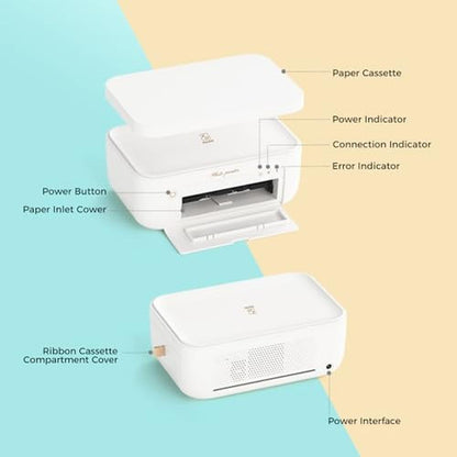 Printer Photo: HPRT 4x6 Portable Photo Printer with Dye – In Use