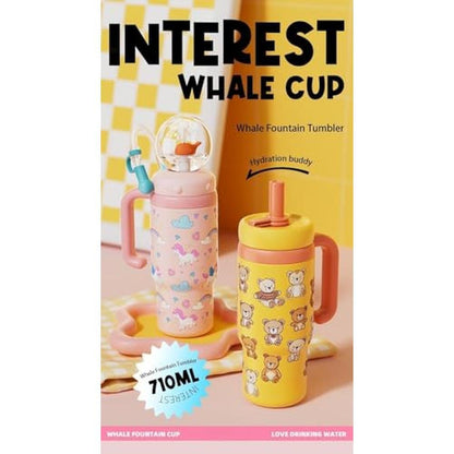 Whale Fountain: Stainless Steel Whale Fountain Tumbler 24oz – Packaging