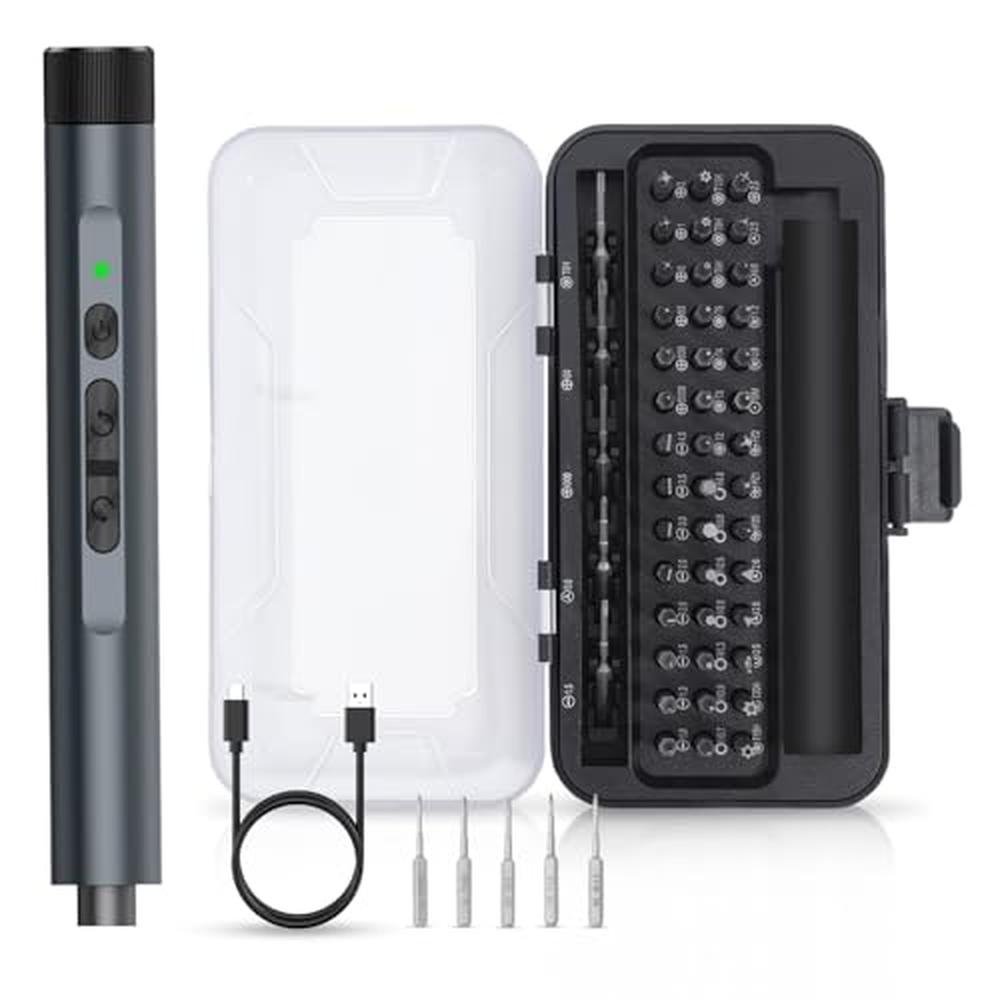 ORIA 49-in-1 Mini Electric Screwdriver Set – Front View