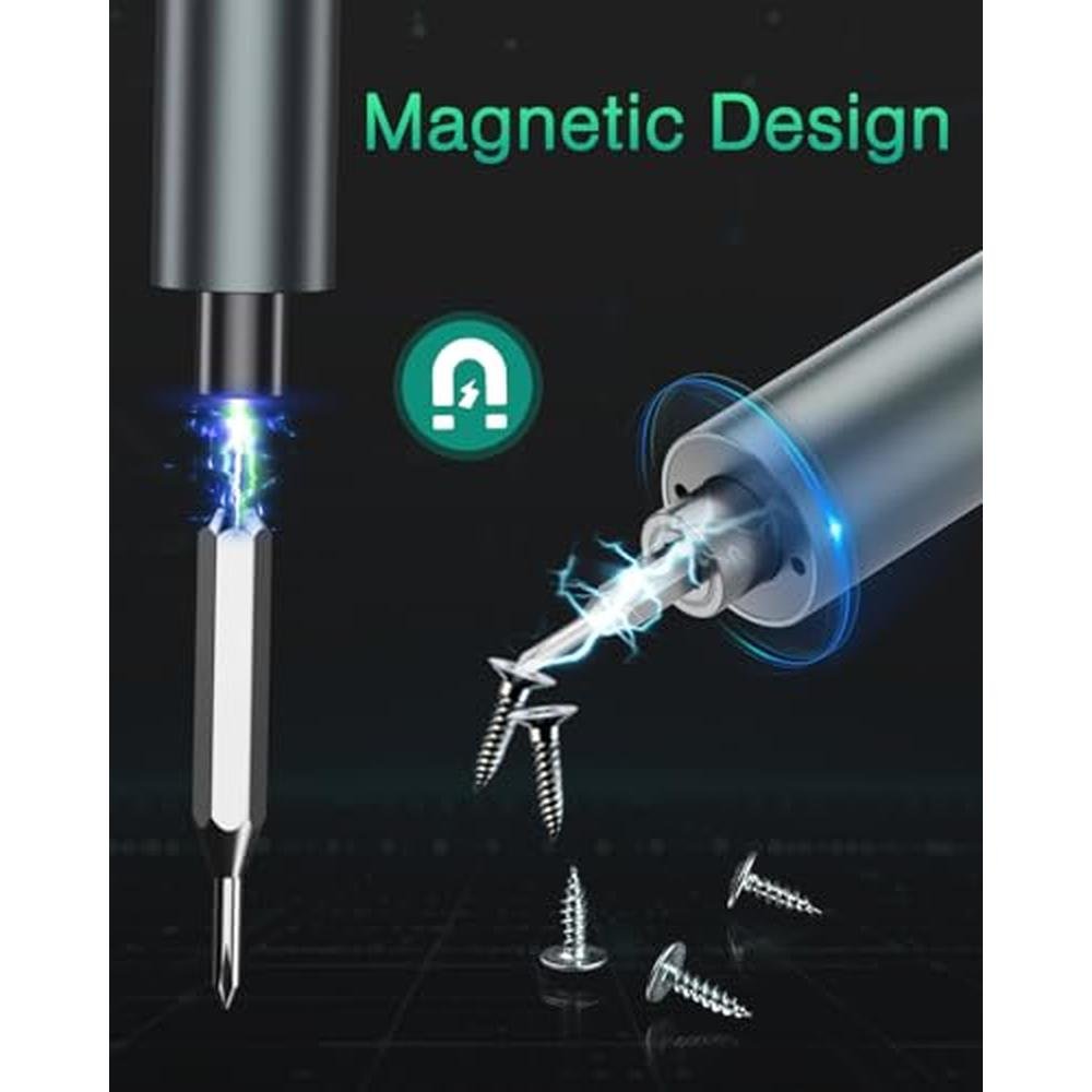 ORIA 49-in-1 Mini Electric Screwdriver Set – Close-up Detail