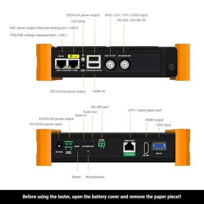 CCTV Eversecu: Eversecu Multifunction 7 IPS Touch Screen – Side View