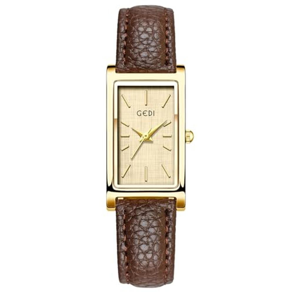 Vintage Women's Rectangle Wristwatch – Front View