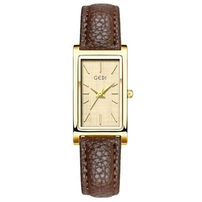 Vintage Women's Rectangle Wristwatch – Front View