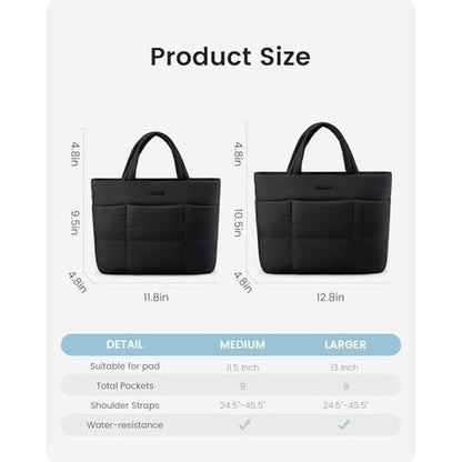 LOVEVOOK Small Tote Bag: Puffer Purse and Handbags – Packaging