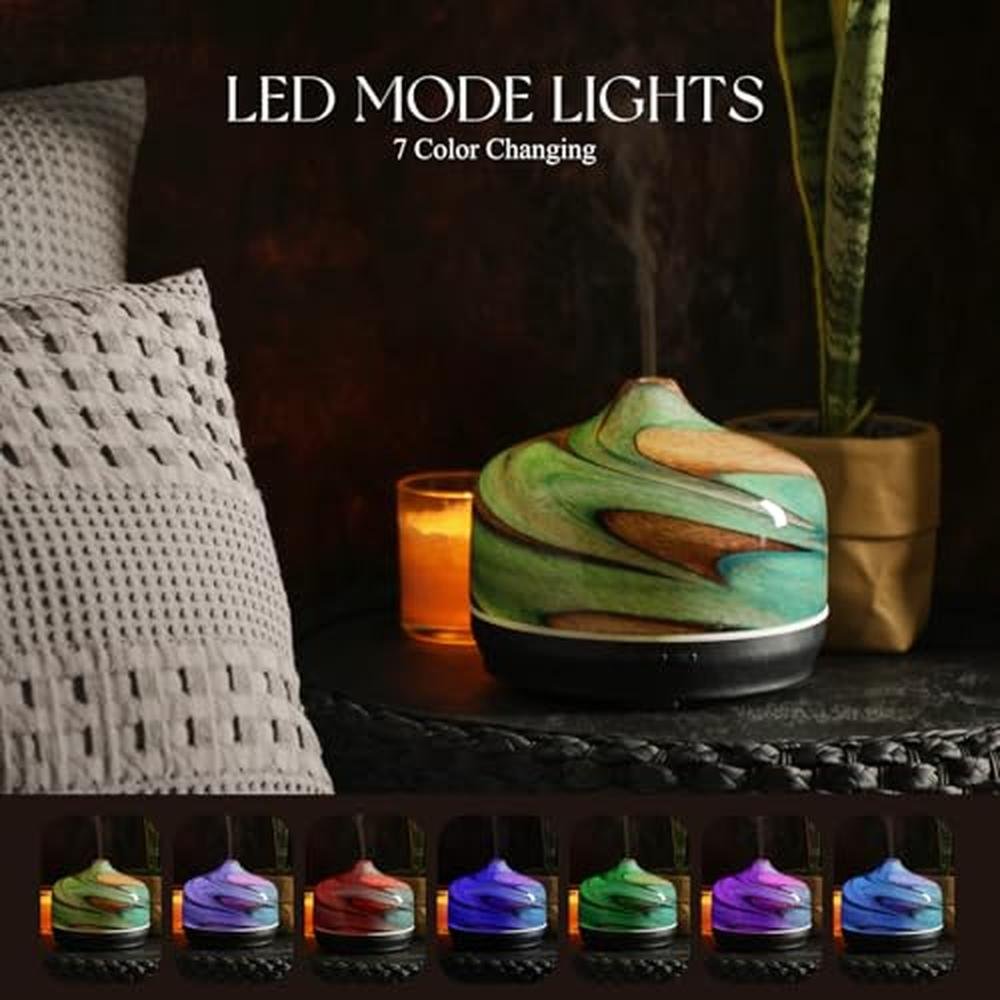 Porseme 500ml Essential Oil Diffuser – Side View