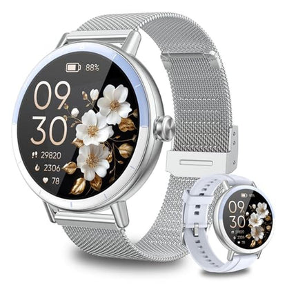Keeponfit Smart Watches: Bluetooth Calls & Heart Rate – Front View