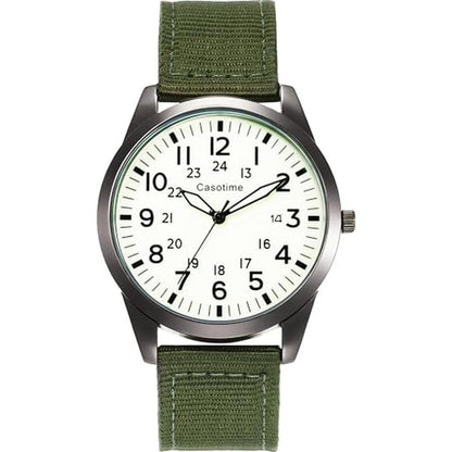 Green Casotime: Casotime Tactical Military Watch – Front View