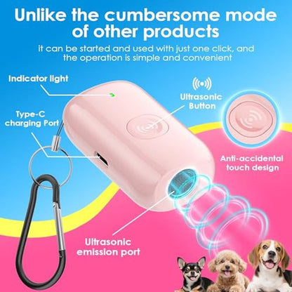 Ultrasonic Dog Barking Deterrent Device – Side View