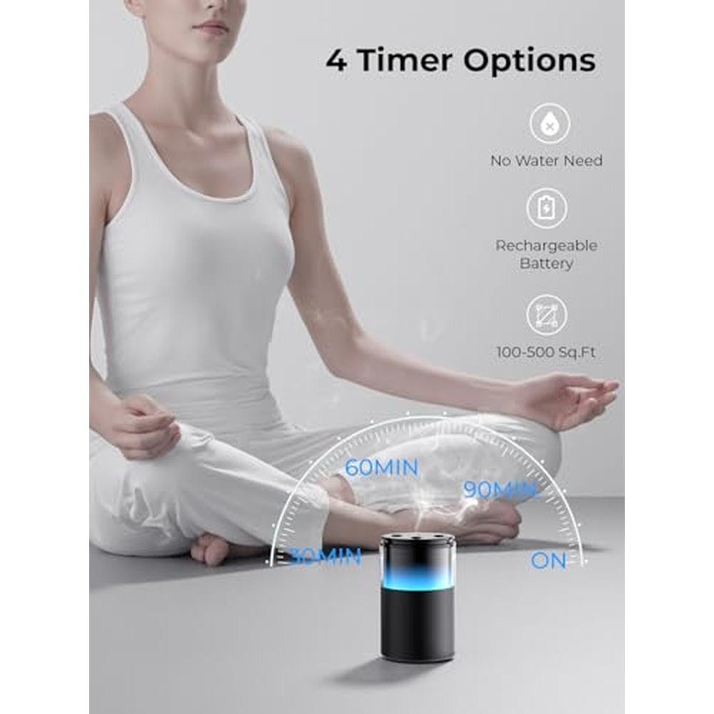 Essential Oil Diffuser: PMSUSOOW Mini Battery Powered – Packaging