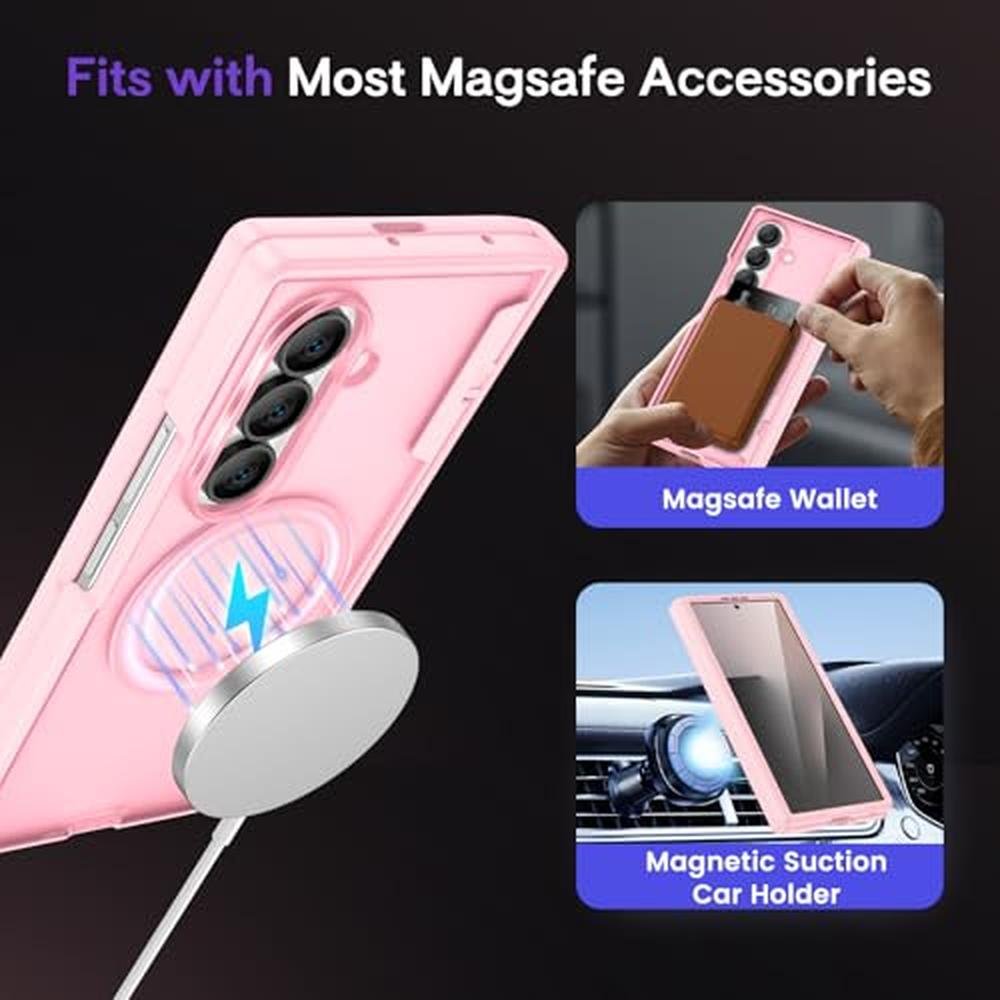 Maxdara Galaxy Z Fold 7 Case: Full Body Hinge Protection – In Use