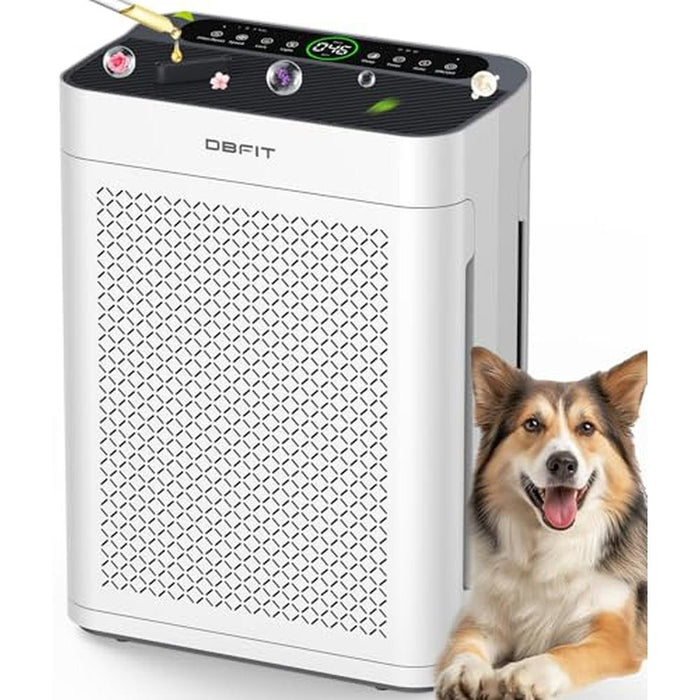 Air Purifiers for Home: DBFIT HEPA Double-Sided Air – Front View