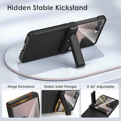 Flip Case: Maxdara Galaxy Z Flip 7 Case with Hinge – Close-up Detail