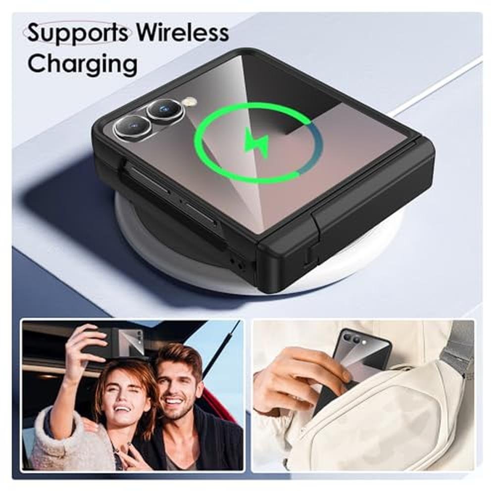 Flip Case: Maxdara Galaxy Z Flip 7 Case with Hinge – In Use