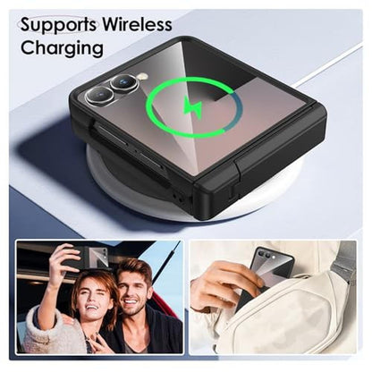 Flip Case: Maxdara Galaxy Z Flip 7 Case with Hinge – In Use